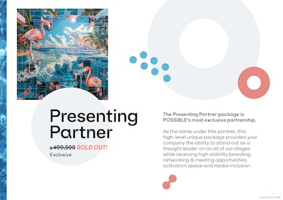 Inside Possible’s pitch for $500,000 Cannes-style sponsorships